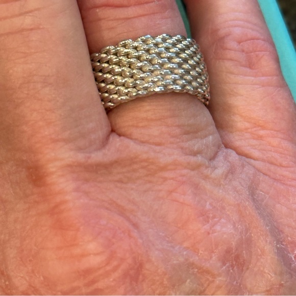 TIFFANY & CO. Somerset Sterling Silver Ring - Picture 10 of 15